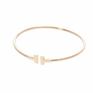 TIFFANY Wire Bangle Yellow Gold Bracelet